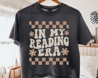 In My Reading Era Shirt, Comfort Colors Book Lover Gift, Reading Shirt, Bookish Shirt, Reader Gift, Book Girl Gift, Book Nerd Tee, Bookworm