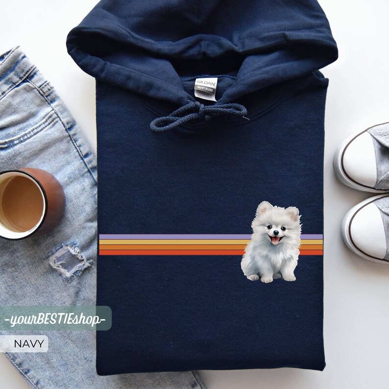 Cute Pomeranian Hoodie, Pomeranian Gift, Pomeranian Lover Sweatshirt