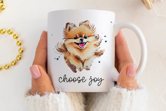 Love My Pomeranian - Personalized Custom Travel Mug For Hot Coffee