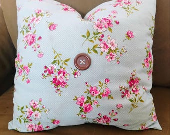 Cojín decorativo hecho a mano con guata de lana 100 % y funda de algodón