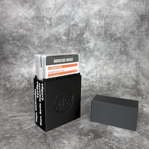 Scatola porta carte compatibile con Kill Team – Per mazzi Ops e Faction approvati – Con chiusura ed etichettatura