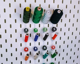 Thread spool holder for IKEA Skadis