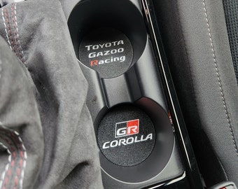Toyota GR Corolla Cup Holder Inserts - Many styles available! - Center Console Coaster Accessory