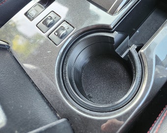 Toyota 4Runner Beverage Containment System - Cupholder Upgrade - Customizable Designs - Skinny Can Adaptor - 2014-2024