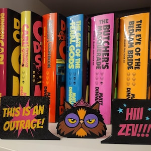 Dungeon Crawler Chat Bubbles - Princess Donut - Library and Bookshelf Decor - Zev, Carl, Mongo