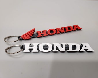 Custom Honda Keychains - Automotive Accessories - Motorcycle - Gift Ideas for Men