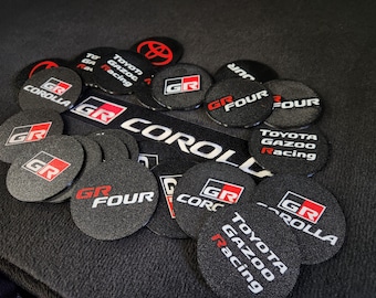 Toyota GR Corolla Cup Holder Inserts - Many styles available! - Center Console Coaster Accessory