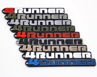 Toyota 4Runner Keychain - Custom Colors and Combinations