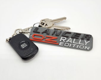 Mitsubishi Lancer Custom Keychain - OZ Rally Edition
