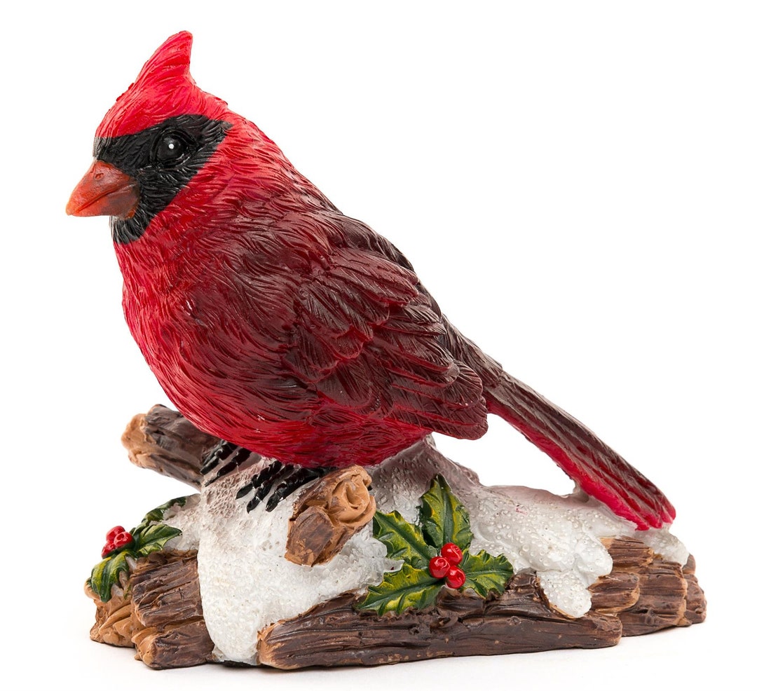 Red Cardinal Bird Plant Pot Feet Set of 3 Plant Pot Rises Etsy