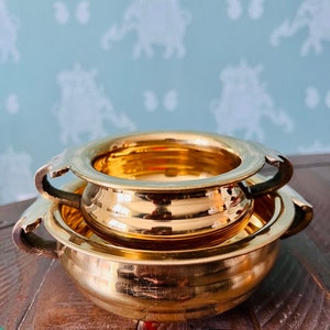 Small Urli | Perfect Return Gift | Brass Small Urli | 2 Inches Tall Urli | Housewarming Gift | Trendy Indian Decor | Hostess Gift