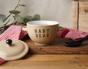 Baby Bear | Porridge Bowl | Stoneware Cereal Bowl| Gifts for Kids | Baby Shower Gifts | Soup Bowl| Gifts| Easter Gifts