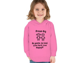 Toddler Pullover Fleece Hoodie