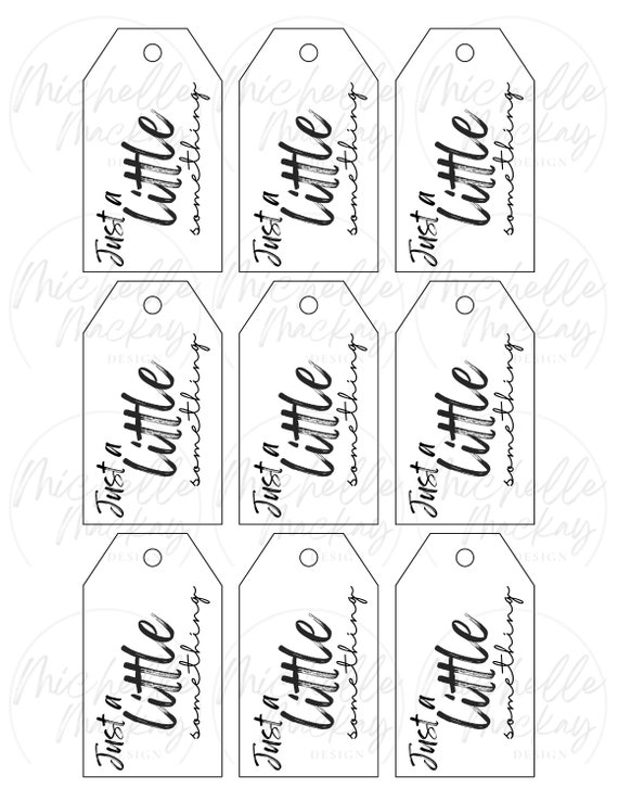 BUNDLE Black and White Gift Tag, Any Occasion Tag, Generic