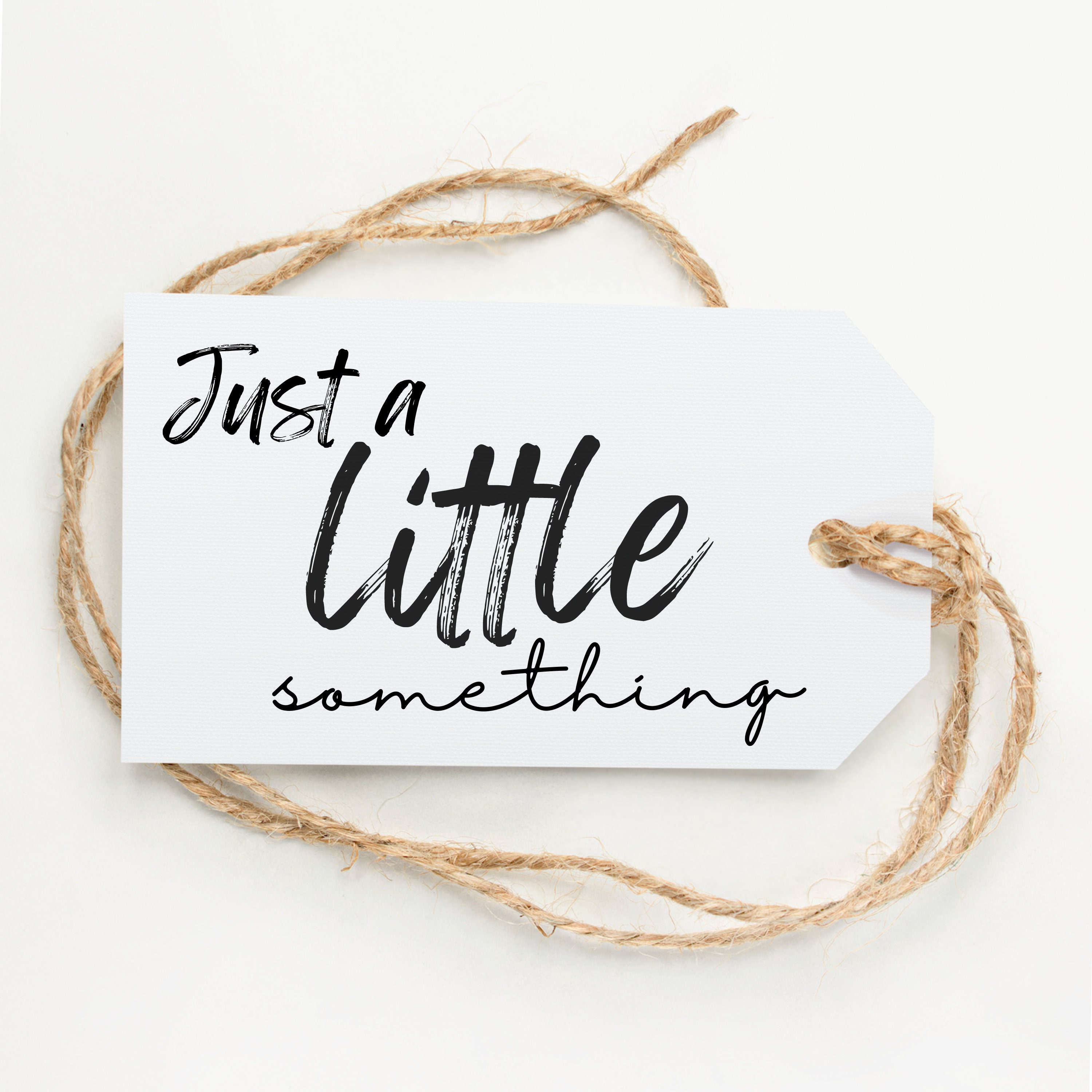Just A Little Something Gift Tags. Gift Tags for Any Occasion. Etsy