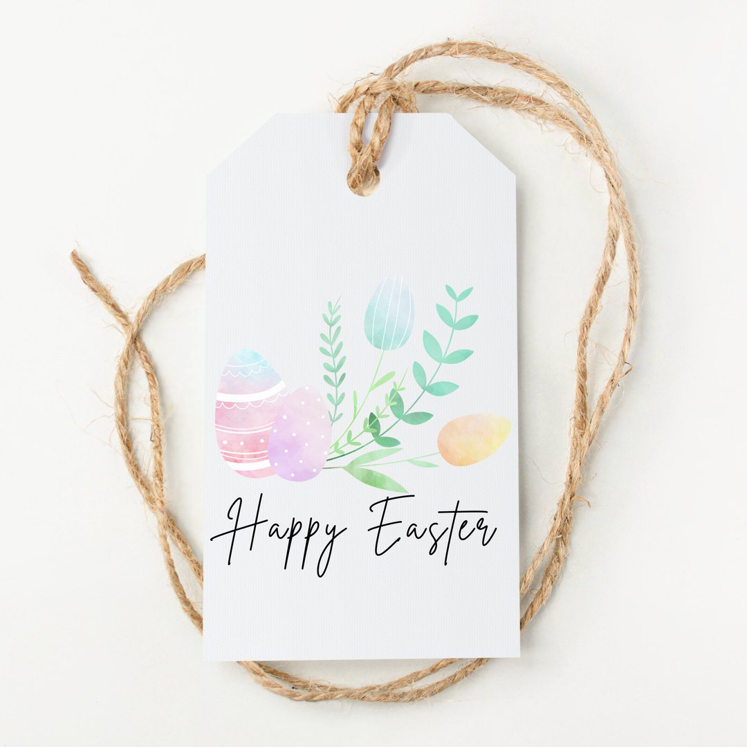 Easter Gift Tags. Gift Tags for Easter. Printable PDF. Instant Download