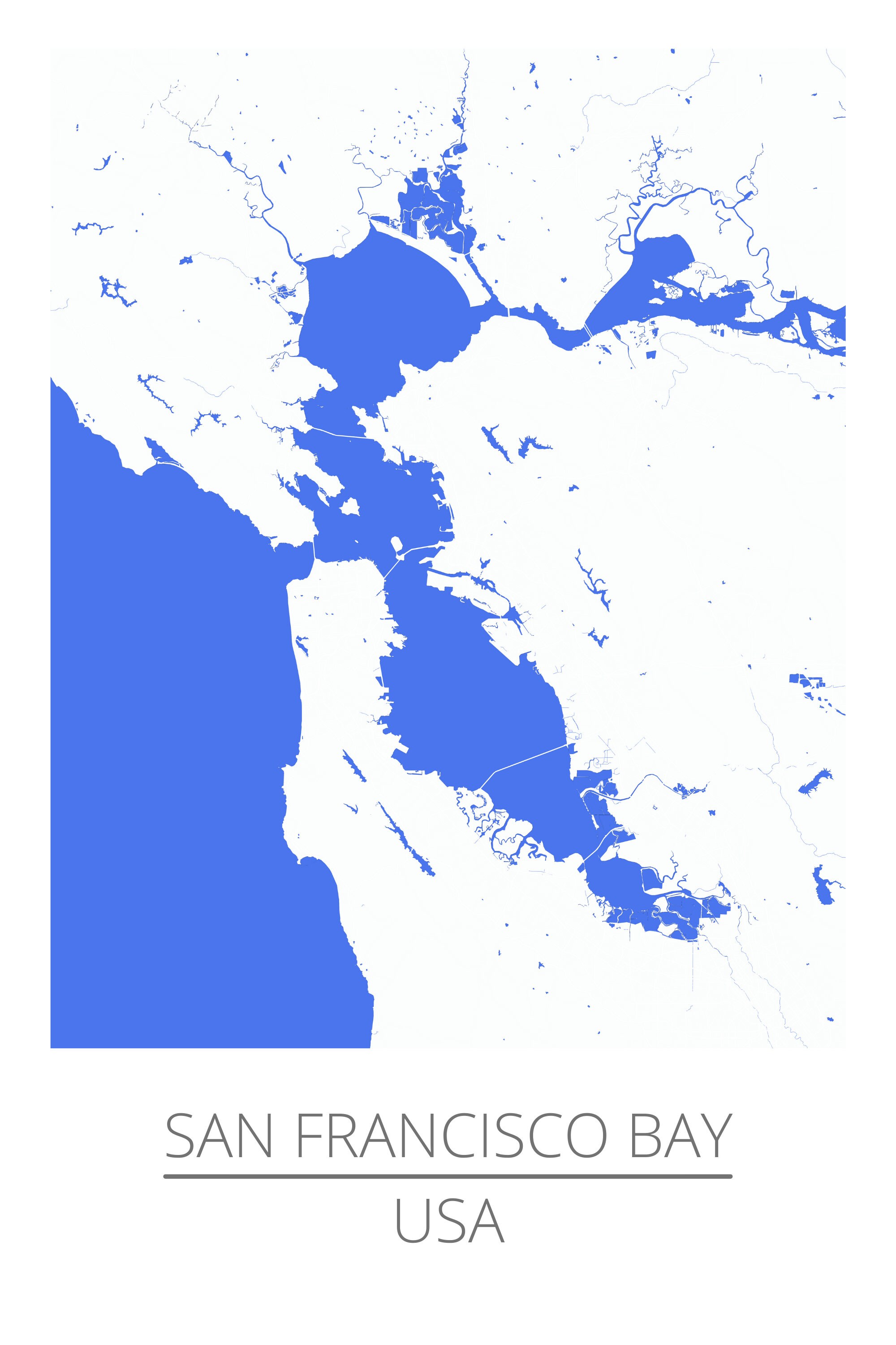 San Francisco Bay Map Printable Wall Art Ready For Instant Digital Il Fullxfull.3775205283 7pyz 