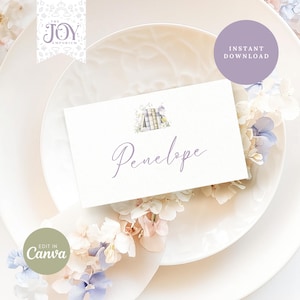 Un nuovo capitolo Modello di segnaposto / Download digitale per addio al nubilato / baby shower / etichette per alimenti / cartellini con nome / biglietti con nome per matrimonio