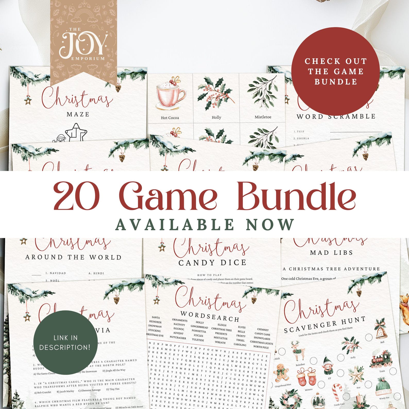 Christmas Candy Dice Game | Fun Printable Activity for Kids | Holiday ...