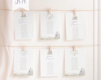 A New Chapter Wedding Table Plan | Chic Seating Chart | Custom Wedding Table Signs | Unique Guest Arrangement | Book Themed Wedding