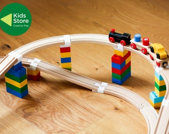 9x adaptateurs Brio Duplo : jeu de ponts XL avec 9 adaptateurs