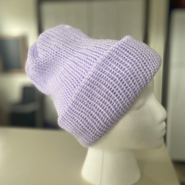 Light Purple Knitted Hat