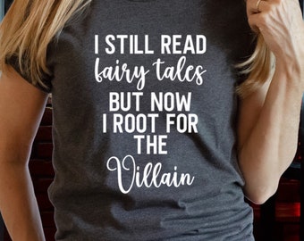 Root for the Villain Shirt, Book Lover Shirt, BookTok Shirt, Romance Novel Reader, Bookish Gift, Romance Reader Shirt, Bibliophile T-Shirt