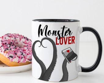 Monster Romance Reader Mug: Tentacle Lover Coffee Cup
