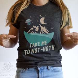 Take Me to Not-Hoth T-shirt, Ice Planet Barbarians tee, IPB shirt, Not-Hoth shirt, romance lover shirt, IPB Fan Art, alien romance