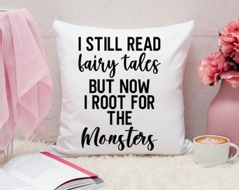 Fairy Tales Pillow: Book Lover Decor