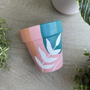 Hand Painted Planter 4 inch| Boho | Terracotta Pot | Clay Pot | Boho Decor | Home Decor | Indoor Planter | Flower Pot | Gifts for Her