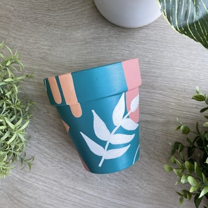 Hand Painted Planter 4 inch| Boho | Terracotta Pot | Clay Pot | Boho Decor | Home Decor | Indoor Planter | Flower Pot | Gifts for Her