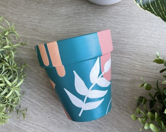 Hand Painted Planter 4 inch| Boho | Terracotta Pot | Clay Pot | Boho Decor | Home Decor | Indoor Planter | Flower Pot | Gifts for Her