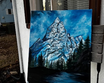 Mountain landscape painting