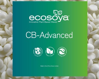 Mélange de récipients de cire de soja EcoSoya CB-Advanced à base de plantes Naturel végétalien Différentes tailles Fabrication de bougies artisanales Kerax