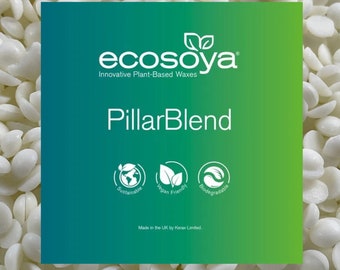 EcoSoya Pillar Candle Soy Wax for pillars votive and melts Natural Vegan Different Sizes Candle Making Craft Handmade