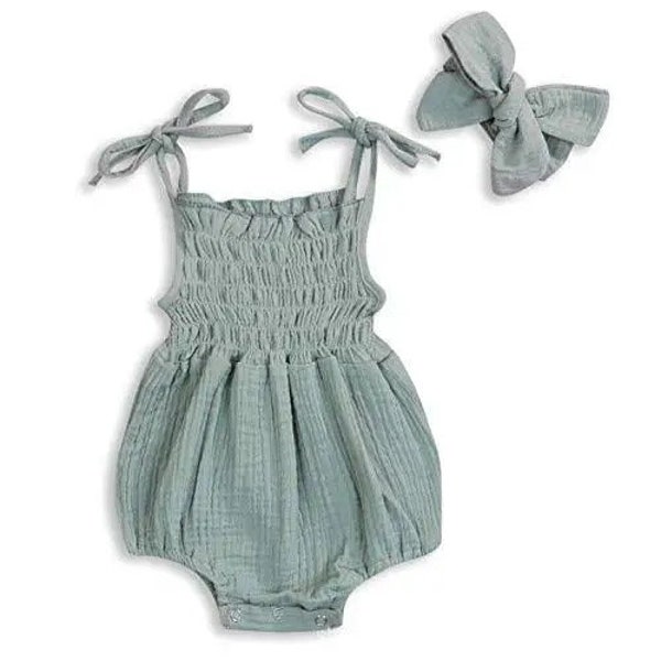 Baby Romper + Headband