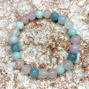 Magic bracelet made of healing stones for children - against nightmares, fear, exam anxiety, nervousness, for more peace, courage, love, satisfaction