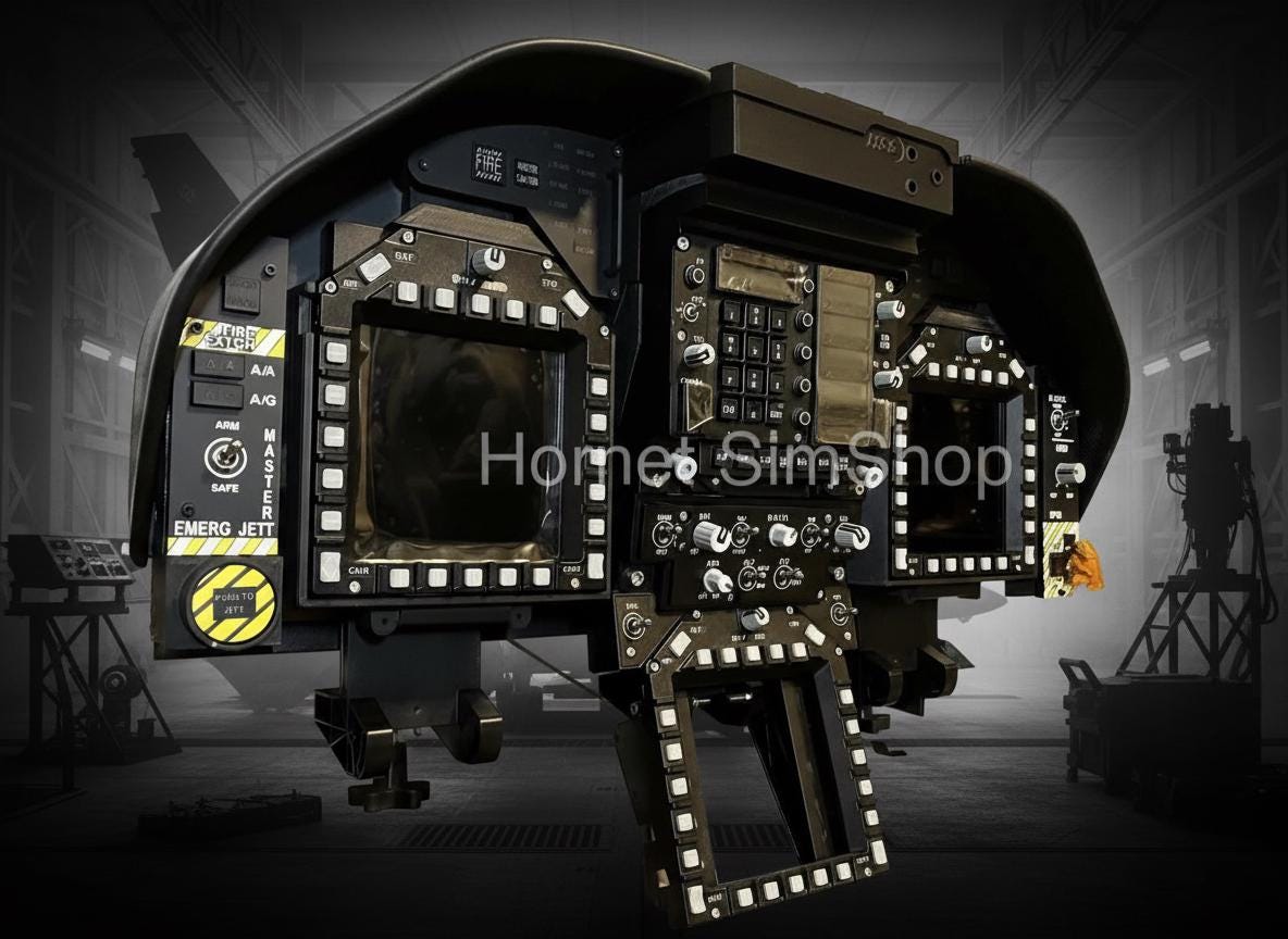 WINWING Compatible F/A-18 Full Dash 3D Print .STL Files - Etsy