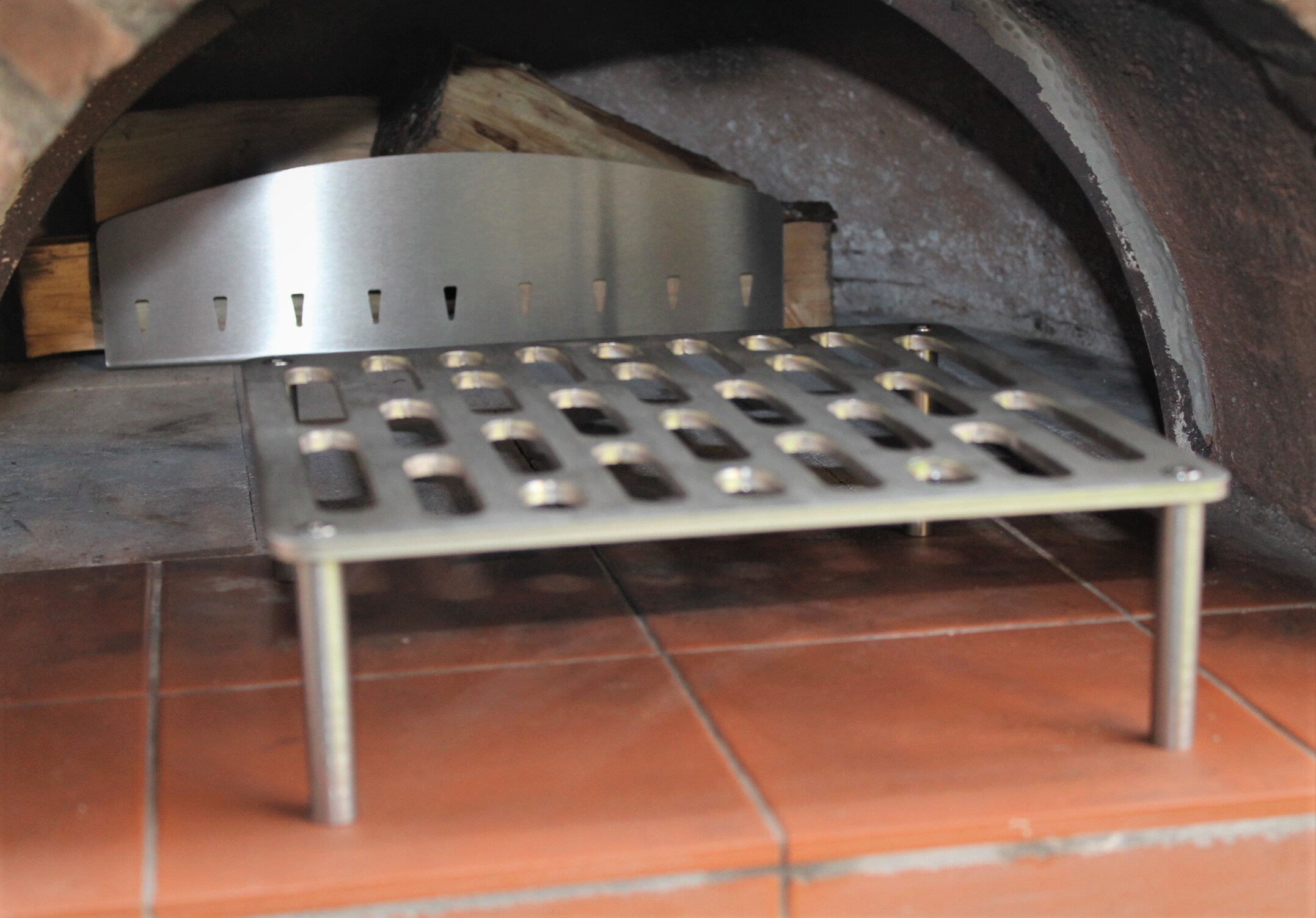 Pizza Oven Small Fire Shield Heat Guard Flame Deflector. Etsy