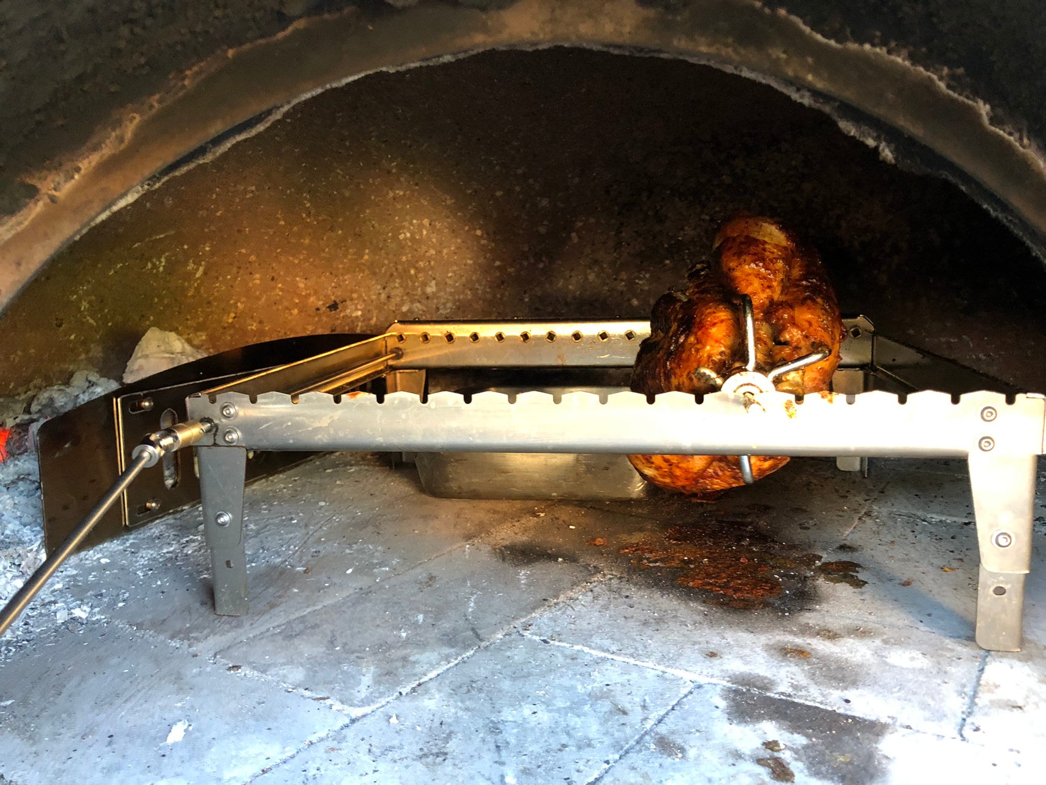 Ember Hook Rake Pizza Oven BBQ Tool Coals Charcoal Rake Wood Fired Oven ...