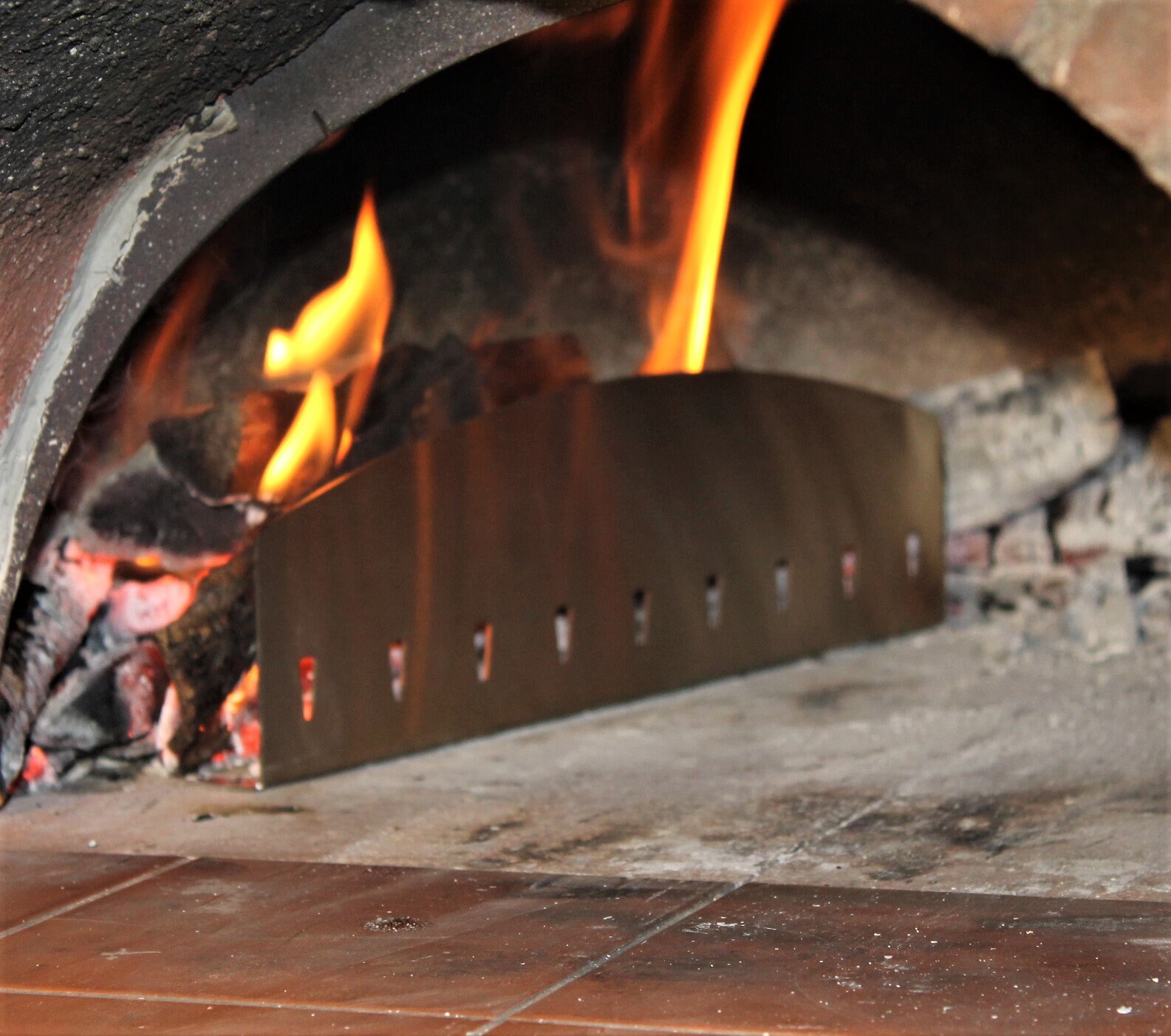 Pizza Oven Small Fire Shield Heat Guard Flame Deflector. Etsy