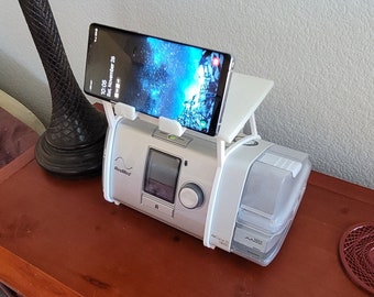 CPAP Tray and phone clip accessory for your Airsense 10 and Airsense 11.