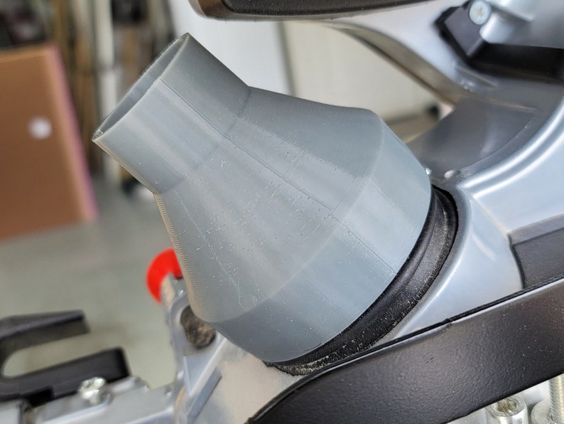 Harbor Freight Compatible Miter Saw Dust Collection Adapter for Shop