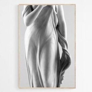 Ancient Rome Sculpture Photography: Beatrice Torso Gallery Wall Art (Digital Download)