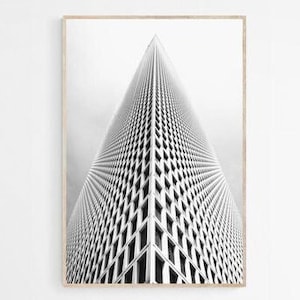 High Rise Architecture Print: Minimalist Wall Art (Digital Download)