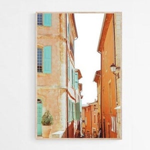 Villa Provence Print: Coastal Town Architecture (Digital Download)