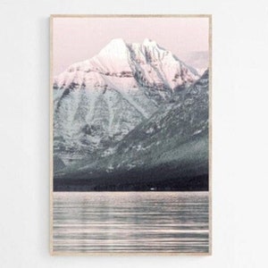Violet Mountain Photography Print: Forest Landscape Wall Art (Digital Download)