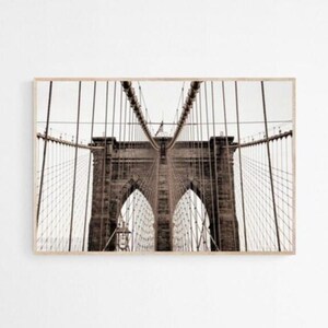 Bridge Photography Print: Minimalist Architecture Wall Art (Digital Download)