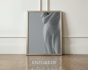 Ancient Rome Sculpture Photography: Neutral Gallery Wall Art (Digital Download)